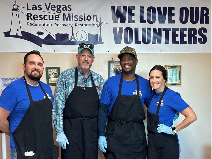 LAS VEGAS, RESCUE MISSION, PENTA CARES, VOLUNTEER